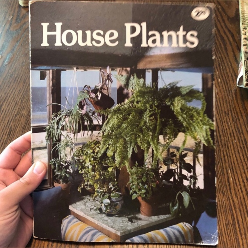 Vintage House Plant Magazine Book Oxmoor House 70s